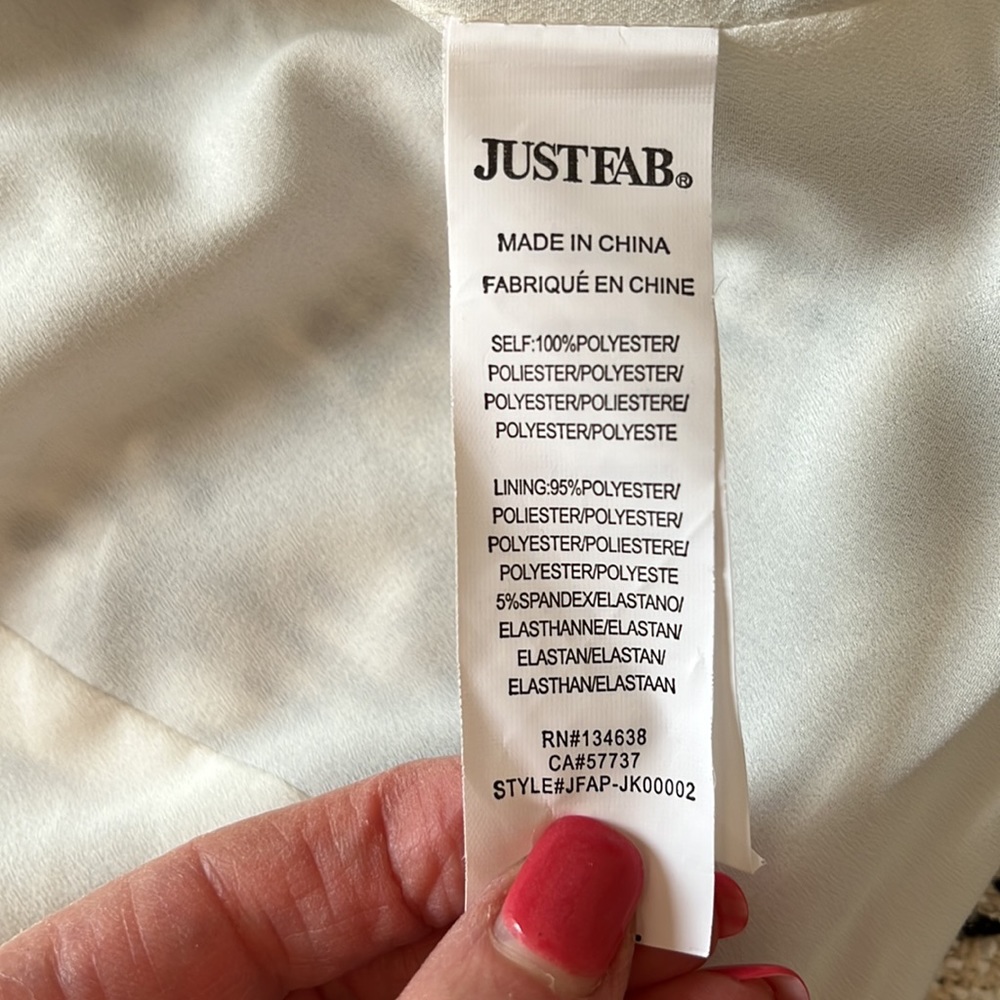 JustFab Tweed Sparkle Blazer - Picture 7 of 9